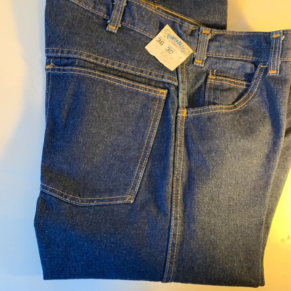 NEW! Vintage 90s Power Blues Jeans Made in USA Men's 36x30 - Picture 4 of 7